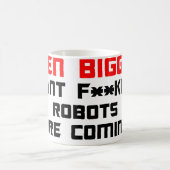 より大きい巨人F **王のロボットは来ています コーヒーマグカップ (中央)