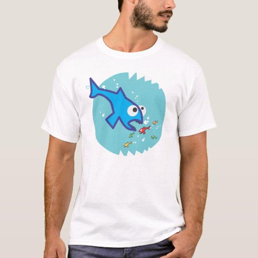 より大きい魚 Tシャツ (正面)