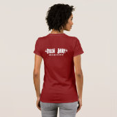 より大きいZrkinの軍隊の女性 Tシャツ (裏面フル)