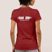 より大きいZrkinの軍隊の女性 Tシャツ (裏面)