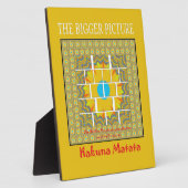 より大きなイメージのアートプリント フォトプラーク (側面)