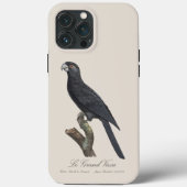 より大きなバサインコオウム、コラコプシス・バサのイラスト Case-Mate iPhoneケース (裏面)