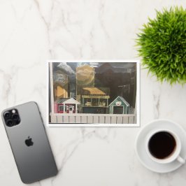 より大きな新しいハウスカードにカードを移動 箔グリーティングカード