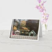 より大きな新しいハウスカードにカードを移動 箔グリーティングカード (蘭)