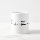 より大きな自尊心マグカップ コーヒーマグカップ (中央)