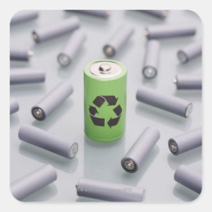 より小さい灰色電池によって囲まれる スクエアシール
