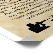 より小さい退役軍人とは ポスター (角)