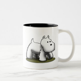 より小さいWestie ツートーンマグカップ