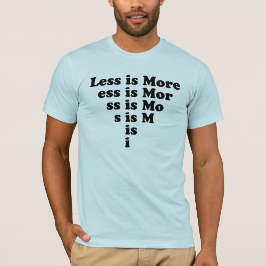 より少しは多くはで(消失します) Tシャツ (正面)