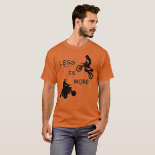 より少しは(車輪)多くです(おもしろい)! KTM色 Tシャツ
