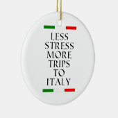 より少ないストレスイタリアへの旅行！ セラミックオーナメント (右)