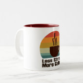より少ないストレスコーヒー ツートーンマグカップ (正面左)