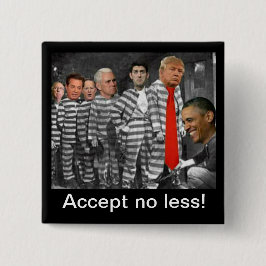 より少ないボタンを受け入れないで下さい 缶バッジ