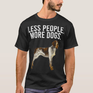 より少ない人々より多くの犬のドイツの金髪のポインタ Tシャツ