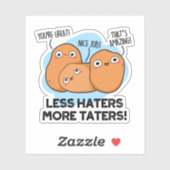 より少ない人より多くのかわいいポテトプリン シール (シート)