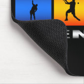 より少ない仕事およびより多くのテニス(男性) マウスパッド (コーナー)