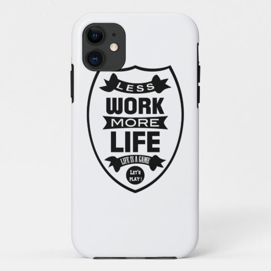 より少ない仕事より多くの生命 Case-Mate iPhoneケース (裏面)