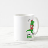 より少ない作業より多くのゴルフおもしろい コーヒーマグカップ (正面右)