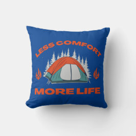 より少ない心地よいより多くの人生のキャンプ旅行 クッション