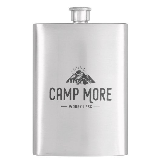 より少ない心配でキャンプ フラスク (正面)