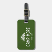 より少ない心配でキャンプ ラゲッジタグ (正面縦)