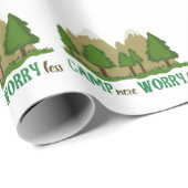 より少ない心配でキャンプ ラッピングペーパー (ロールコーナー)