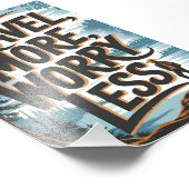 より少ない心配で旅行 フォトプリント            (角)