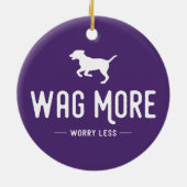 より少ない心配に悩む セラミックオーナメント (裏面)