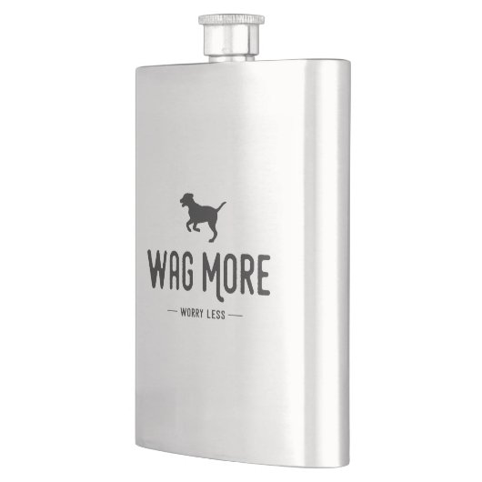 より少ない心配に悩む フラスク (左)