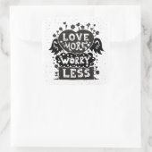 より少ない心配を愛する スクエアシール (バッグ)