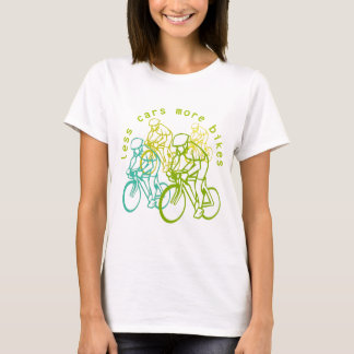 より少ない車より多くのバイク Tシャツ
