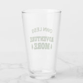 より少ない、より冒険 タンブラーグラス (裏面)