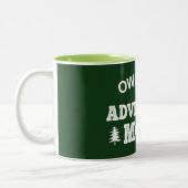 より少ない、より冒険 ツートーンマグカップ (左)