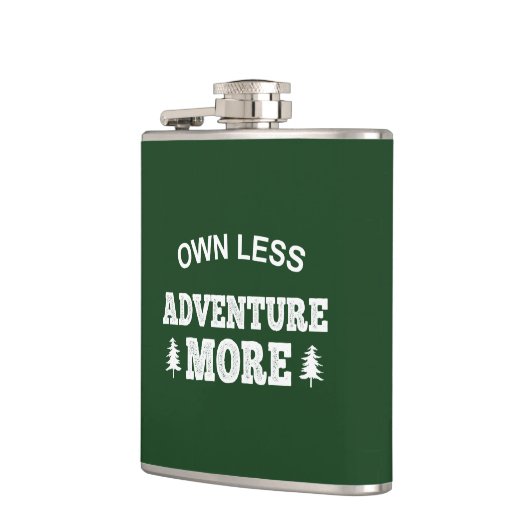 より少ない、より冒険 フラスク (左)