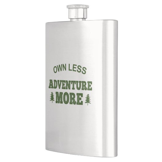 より少ない、より冒険 フラスク (左)