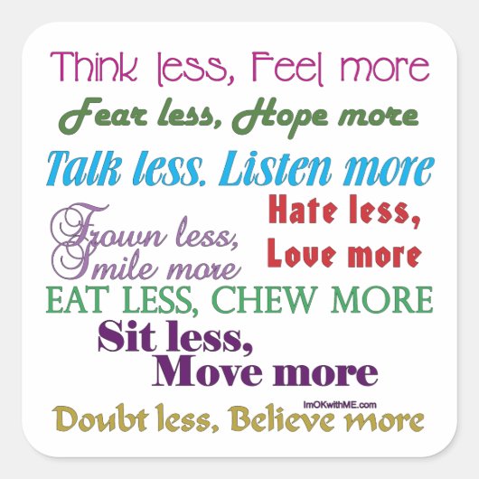 より少ない スクエアシール (正面)