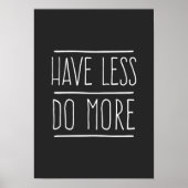 より少ない ポスター (正面)