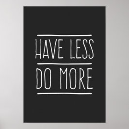 より少ない ポスター