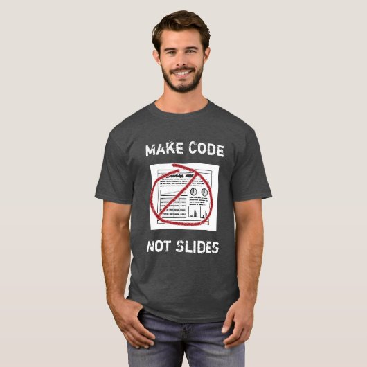 より少ないSlidewareより多くのソフトウェア Tシャツ (正面フル)