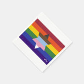 より広い橋の旗のナプキン スタンダードカクテルナプキン (角)