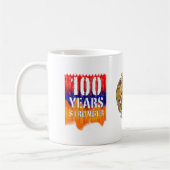 より強いアルメニアのマグ100年の コーヒーマグカップ (左)
