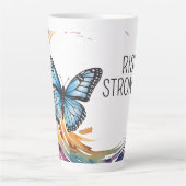 より強いテーマを立ち上げる カフェラテマグ (正面)