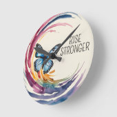 より強いテーマを立ち上げる ラウンド壁時計 (傾斜)