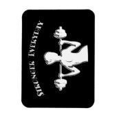 より強い毎日 – 女性 マグネット (縦)