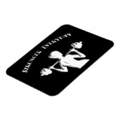 より強い毎日 – 女性 マグネット (左側)