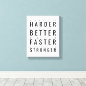 より強い芸術をより速くやる気を起こさせるする キャンバスプリント (インサイチュ (ウッドフロア))