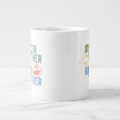 より強く一緒に親密になる ジャンボコーヒーマグカップ (正面)