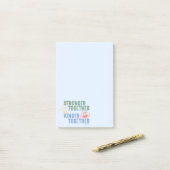 より強く一緒に親密になる ポストイット (デスク上)