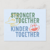 より強く一緒に親密になる ポストカード (正面)