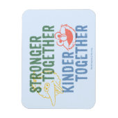 より強く一緒に親密になる マグネット (縦)